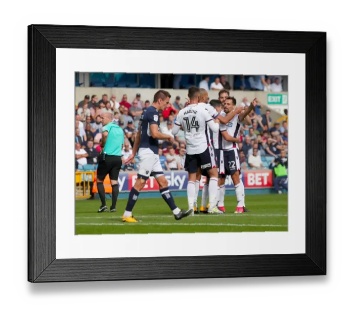 Framed Print : Millwall vs Bolton Wanderers in Sky Bet Championship: Filipe Morais Scores First Goal for Bolton at The Den Framed Print : Millwall vs Bolton Wanderers in Sky Bet Championship: Filipe Morais Scores First Goal for Bolton at The Den