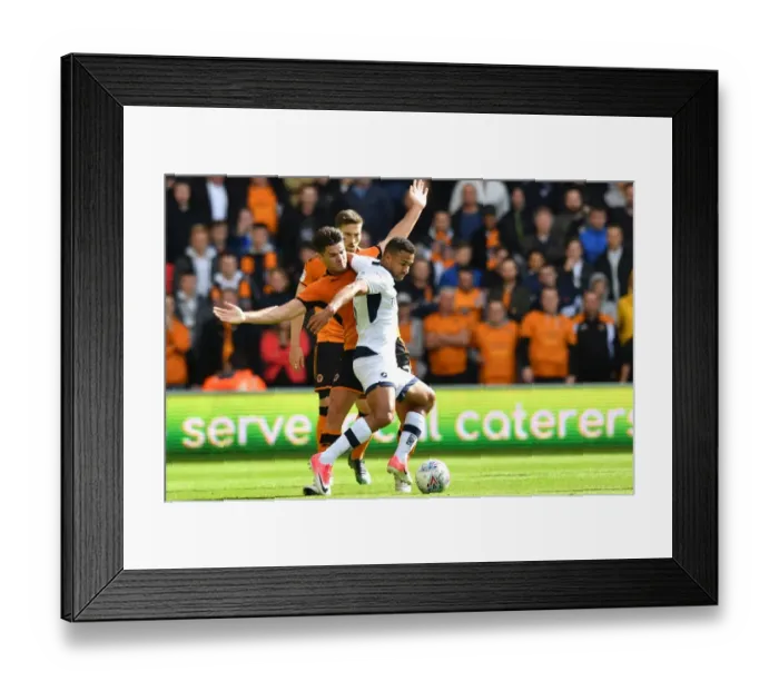 Framed Print : Wolverhampton Wanderers vs Millwall: Intense Battle for Possession - Ben Marshall vs James Meredith Framed Print : Wolverhampton Wanderers vs Millwall: Intense Battle for Possession - Ben Marshall vs James Meredith