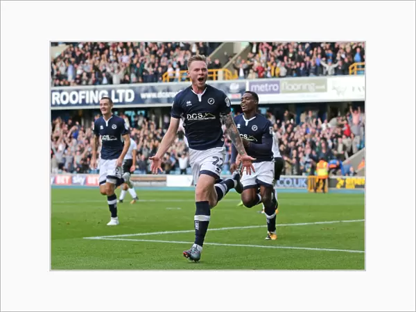 Millwall's Aiden O'Brien Scores First Goal: Millwall vs Leeds United, Sky Bet Championship at The Den