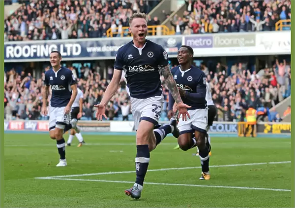 Millwall's Aiden O'Brien Scores First Goal: Millwall vs Leeds United, Sky Bet Championship at The Den