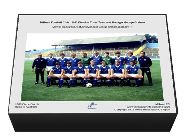 Millwall Football Club - 1983 Division Three Team and Manager George Graham