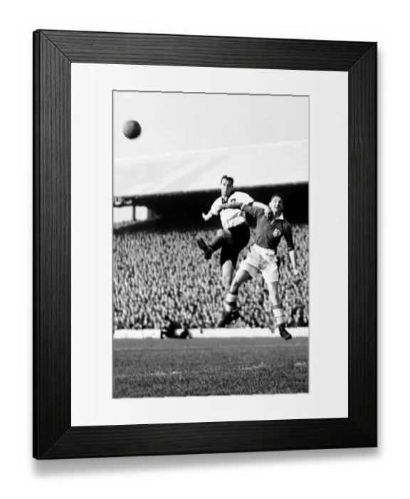 Framed Print : Intense Soccer Rivalry: Millwall vs. Notts County - Walter McMillen vs. Tommy Lawton Framed Print : Intense Soccer Rivalry: Millwall vs. Notts County - Walter McMillen vs. Tommy Lawton
