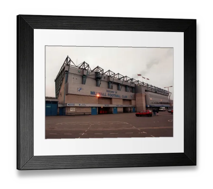 Framed Print : Millwall FC's The Den: Struggling Second Division Club Suspends Trading Amidst Financial Uncertainties Framed Print : Millwall FC's The Den: Struggling Second Division Club Suspends Trading Amidst Financial Uncertainties