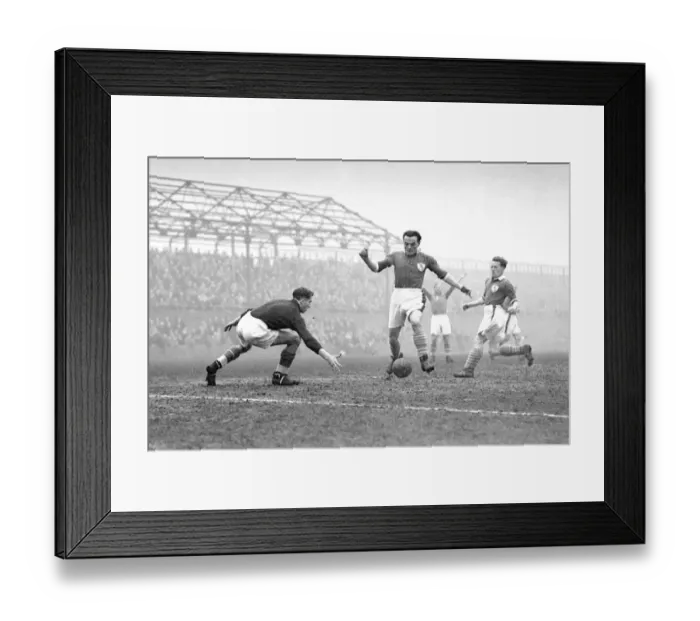 Framed Print : Division Three South Soccer Showdown: Millwall vs Aldershot - Goalkeeper Ron Reynolds Saves from Chris Simmonds Framed Print : Division Three South Soccer Showdown: Millwall vs Aldershot - Goalkeeper Ron Reynolds Saves from Chris Simmonds