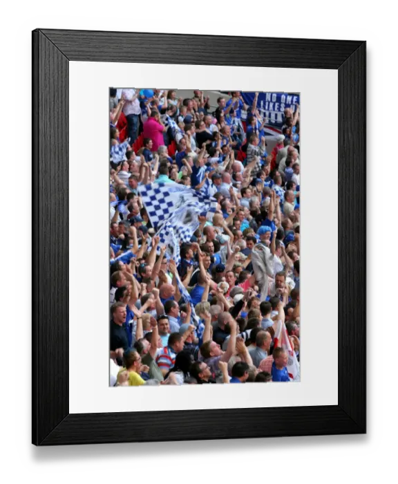 Framed Print : Millwall Fans Go Wild: Celebrating the First Goal at Wembley in the Coca-Cola Football League One Play-Off Final Against Scunthorpe United Framed Print : Millwall Fans Go Wild: Celebrating the First Goal at Wembley in the Coca-Cola Football League One Play-Off Final Against Scunthorpe United