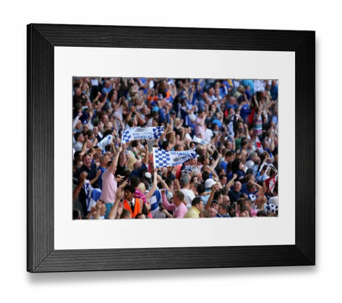 Framed Print : Millwall's Historic First Goal at Wembley: The Unforgettable Moment in the Coca-Cola Football League One Play-Off Final Against Scunthorpe United Framed Print : Millwall's Historic First Goal at Wembley: The Unforgettable Moment in the Coca-Cola Football League One Play-Off Final Against Scunthorpe United