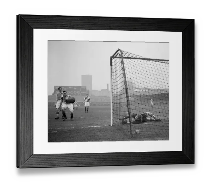 Framed Print : Division Three South Soccer Showdown: Malcolm Finlayson Dives to Save Vic Lambden's Header, Bristol Rovers vs. Millwall at Memorial Stadium Framed Print : Division Three South Soccer Showdown: Malcolm Finlayson Dives to Save Vic Lambden's Header, Bristol Rovers vs. Millwall at Memorial Stadium