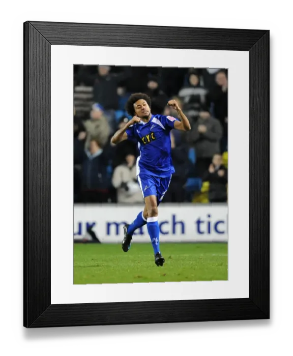 Framed Print : Millwall's Jason Price Celebrates Second Goal Against AFC Wimbledon in FA Cup First Round at The New Den Framed Print : Millwall's Jason Price Celebrates Second Goal Against AFC Wimbledon in FA Cup First Round at The New Den