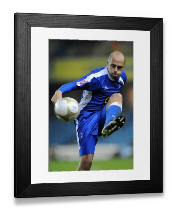 Framed Print : Millwall vs AFC Wimbledon in FA Cup First Round at The New Den - Jack Smith's Photograph Framed Print : Millwall vs AFC Wimbledon in FA Cup First Round at The New Den - Jack Smith's Photograph