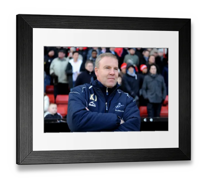 Framed Print : Charlton Athletic vs Millwall - Football Rivalry: Kenny Jackett and The Valley