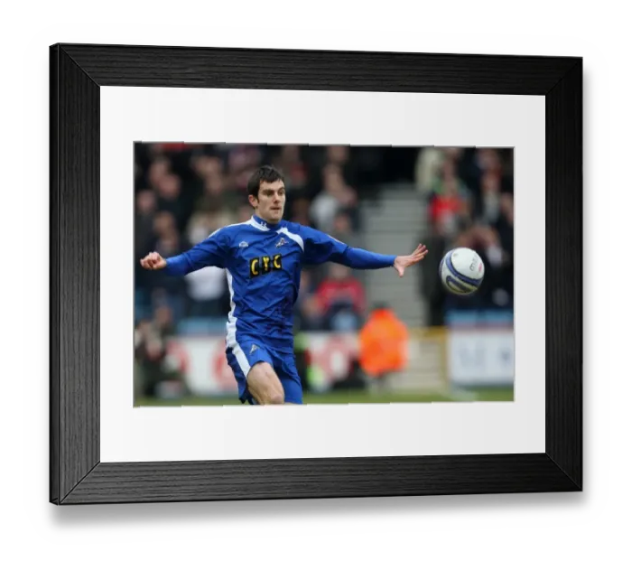 Framed Print : Millwall vs Charlton Athletic in Football League One at The New Den: Intense Rivalry on the Soccer Field
