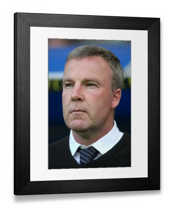 Framed Print : Millwall vs Huddersfield Town: Play-Off Semi-Final Second Leg at The New Den - Kenny Jackett Leads Millwall