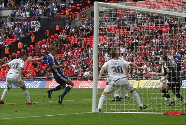 Millwall's Paul Robinson Scores the Opener in League One Play-Off Final at Wembley Against Swindon Town