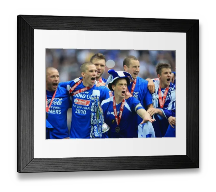 Framed Print : Millwall's Thrilling Play-Off Triumph: The Unforgettable Celebration at Wembley After Beating Swindon Town Framed Print : Millwall's Thrilling Play-Off Triumph: The Unforgettable Celebration at Wembley After Beating Swindon Town