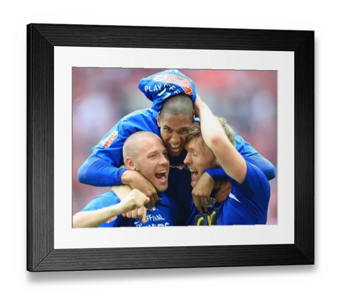 Framed Print : The Triumphant Threesome: Millwall's Alexander, Batt, and Ward Celebrate Promotion at Wembley Framed Print : The Triumphant Threesome: Millwall's Alexander, Batt, and Ward Celebrate Promotion at Wembley