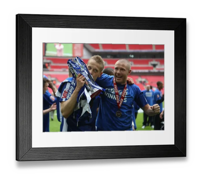 Framed Print : The Glory of Millwall: Paul Robinson and Gary Alexander's Unforgettable Wembley Celebration Framed Print : The Glory of Millwall: Paul Robinson and Gary Alexander's Unforgettable Wembley Celebration