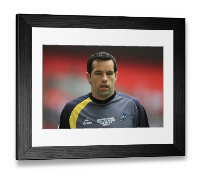 Framed Print : Millwall vs Swindon Town: David Forde in Action at the Coca-Cola Football League One Play-Off Final at Wembley Stadium