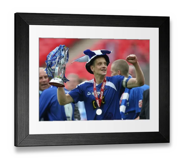 Framed Print : Millwall's Glory: Paul Robinson and Team Celebrate Football League One Play-Off Final Win Against Swindon Town Framed Print : Millwall's Glory: Paul Robinson and Team Celebrate Football League One Play-Off Final Win Against Swindon Town