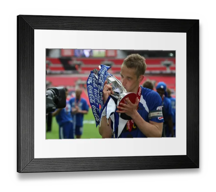 Framed Print : Millwall's Glory: A Thrilling Play-Off Victory at Wembley - The Celebration