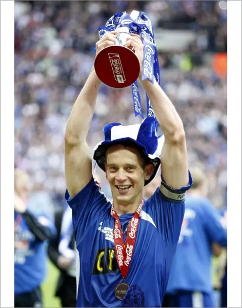 Millwall's Glory: The Celebration - Winning the Football League One Play-Off Final at Wembley (vs Swindon Town with Paul Robinson and the Trophy)