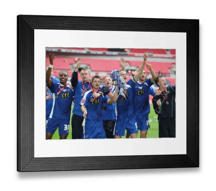 Framed Print : Millwall's Glory: The Thrilling Wembley Victory - Football League One Play-Off Final vs Swindon Town (The Celebration) Framed Print : Millwall's Glory: The Thrilling Wembley Victory - Football League One Play-Off Final vs Swindon Town (The Celebration)