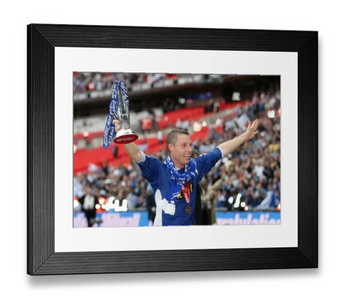 Framed Print : Millwall's Play-Off Glory: Neil Harris's Triumphant Celebration - Millwall Football Club Wins Football League One Championship Framed Print : Millwall's Play-Off Glory: Neil Harris's Triumphant Celebration - Millwall Football Club Wins Football League One Championship