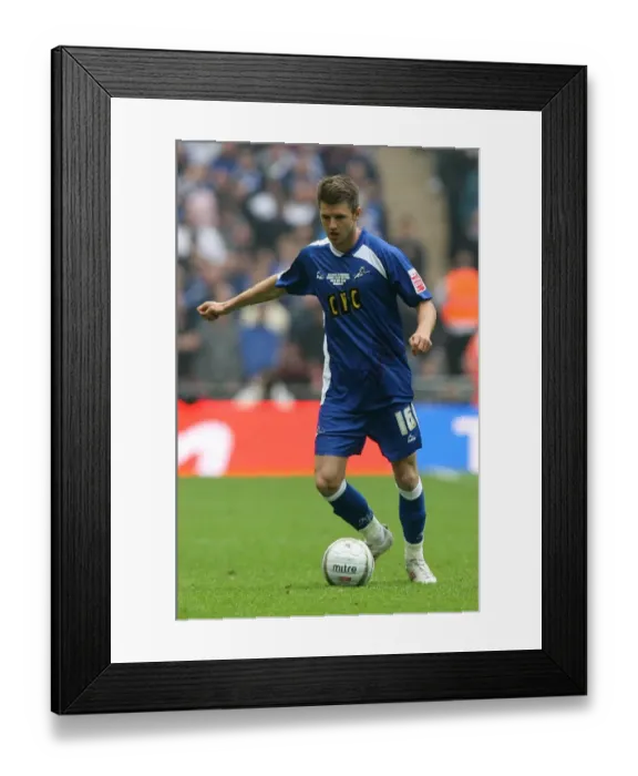 Framed Print : Millwall vs Swindon Town: Scott Barron's Intense Play-Off Final Moment at Wembley Stadium, Football League One Framed Print : Millwall vs Swindon Town: Scott Barron's Intense Play-Off Final Moment at Wembley Stadium, Football League One