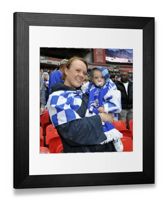 Framed Print : Millwall vs Swindon Town: Football League One Play-Off Final at Wembley - A Sea of Lions Framed Print : Millwall vs Swindon Town: Football League One Play-Off Final at Wembley - A Sea of Lions