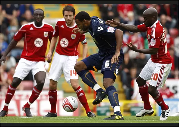 Battle for Supremacy: Liam Trotter vs. Jamal Campbell-Ryce in the Npower Championship Clash between Millwall and Bristol City (2010)