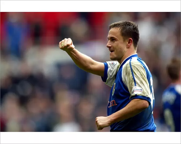 Millwall's Dennis Wise Celebrates FA Cup Semi-Final Victory Over Sunderland (April 2004)