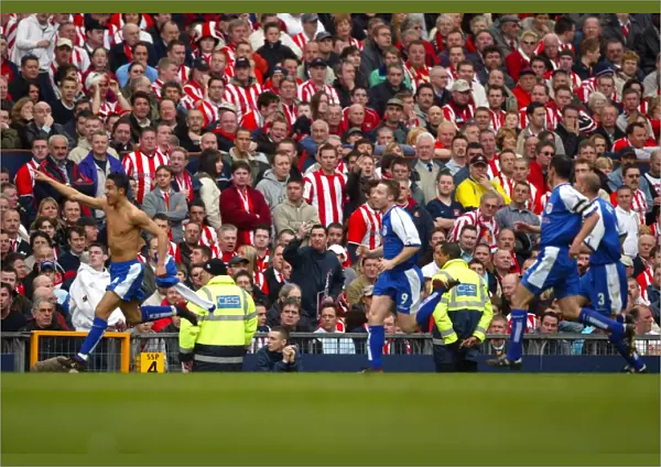 Millwall's Tim Cahill Scores the Winning Goal in FA Cup Semi-Final Against Sunderland (April 2004)