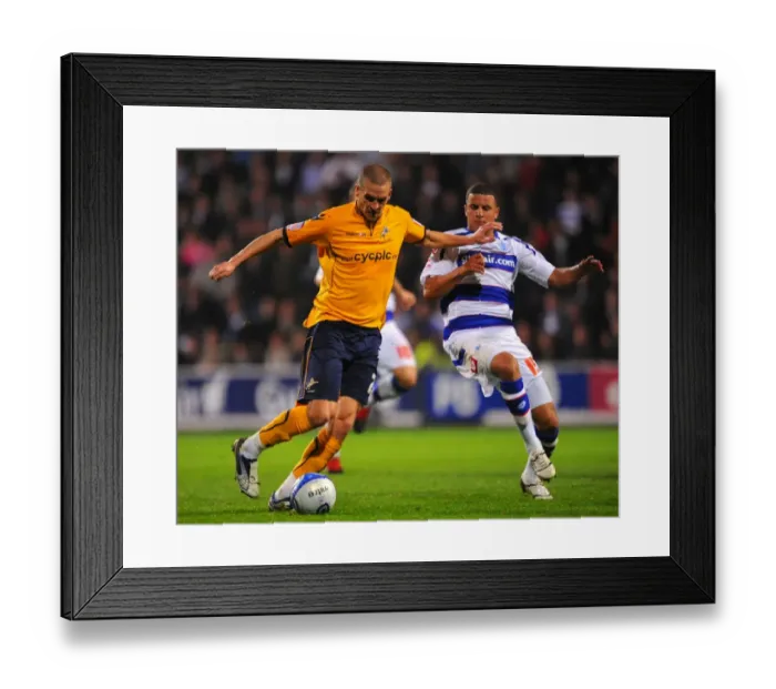 Framed Print : Clash at Loftus Road: Kyle Walker vs. Steve Morison in the Npower Championship Showdown between Queens Park Rangers and Millwall (October 28, 2010) Framed Print : Clash at Loftus Road: Kyle Walker vs. Steve Morison in the Npower Championship Showdown between Queens Park Rangers and Millwall (October 28, 2010)