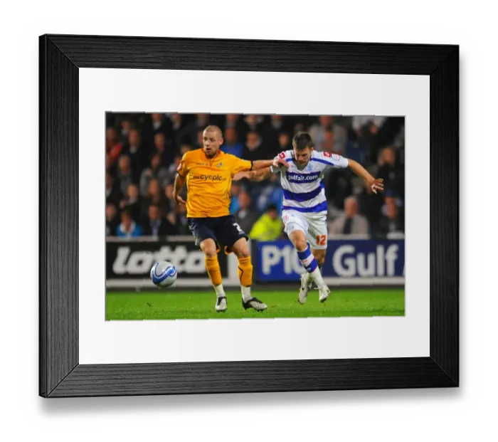 Framed Print : Clash at Loftus Road: Mackie vs. Dunne in Championship Showdown - Millwall vs. Queens Park Rangers (October 2010) Framed Print : Clash at Loftus Road: Mackie vs. Dunne in Championship Showdown - Millwall vs. Queens Park Rangers (October 2010)