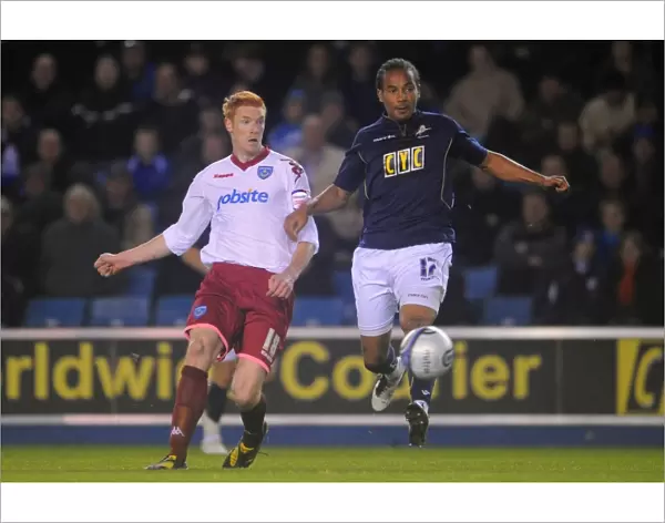 Millwall vs Portsmouth: A Championship Clash - Tamika Mkandawire vs Dave Kitson at The New Den (19-10-2010)
