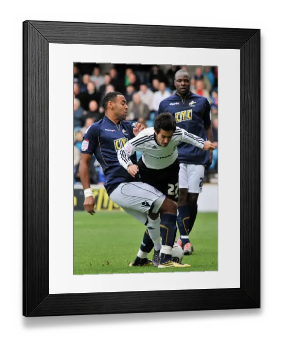 Framed Print : Soccer - npower Football League Championship - Millwall v Derby County - The New Den