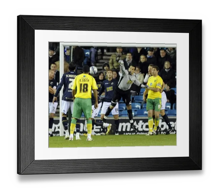 Framed Print : Millwall vs Norwich City: David Forde in Action at The New Den, Npower Championship (09-11-2010) Framed Print : Millwall vs Norwich City: David Forde in Action at The New Den, Npower Championship (09-11-2010)