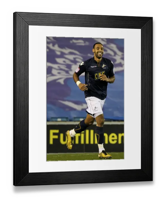 Framed Print : Millwall's Liam Trotter Scores Second Goal Against Queens Park Rangers in Npower Championship (08-03-2011, The New Den)