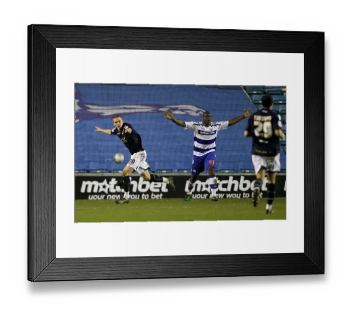 Framed Print : Controversial Clash: Morison's Disallowed Goal and Shittu's Red Card - Millwall vs. Queens Park Rangers (Npower Championship, 08-03-2011) Framed Print : Controversial Clash: Morison's Disallowed Goal and Shittu's Red Card - Millwall vs. Queens Park Rangers (Npower Championship, 08-03-2011)