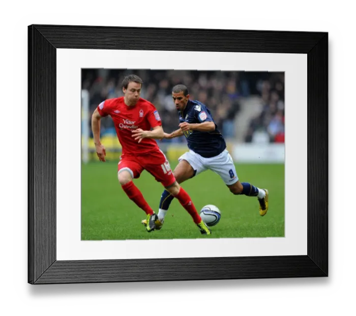 Framed Print : npower Football League Championship - Millwall v Nottingham Forest - The New Den