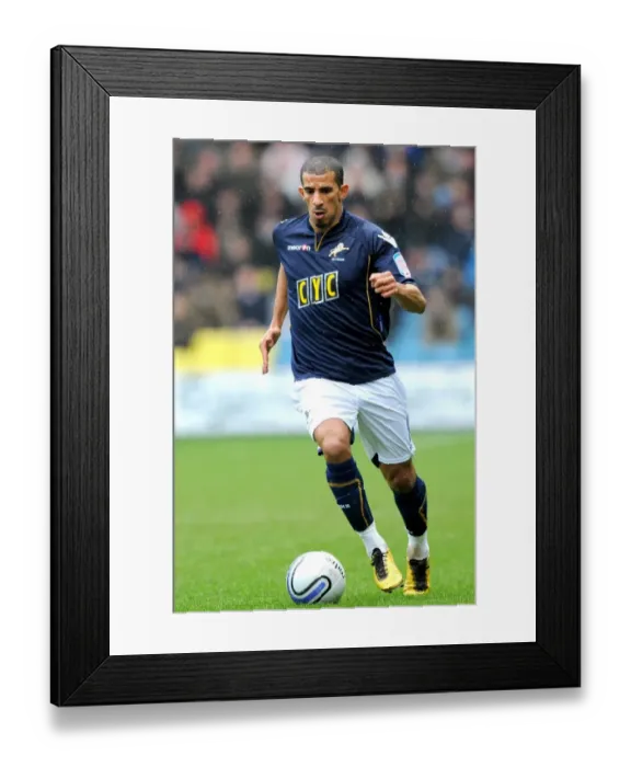 Framed Print : Millwall vs Nottingham Forest: Championship Clash at The New Den - Hamer Bouazza in Action Framed Print : Millwall vs Nottingham Forest: Championship Clash at The New Den - Hamer Bouazza in Action