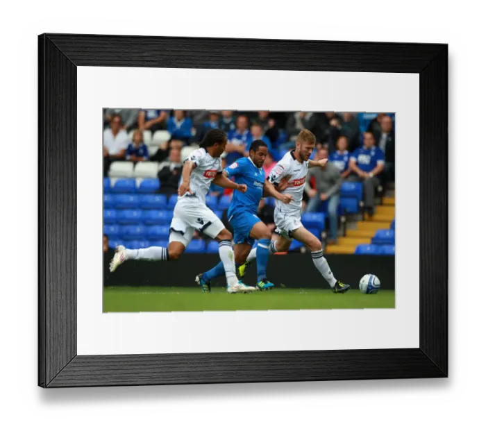 Framed Print : Battle for Supremacy: Mkandawire and Ward vs. Beausejour - Millwall vs. Birmingham City, Championship Showdown Framed Print : Battle for Supremacy: Mkandawire and Ward vs. Beausejour - Millwall vs. Birmingham City, Championship Showdown