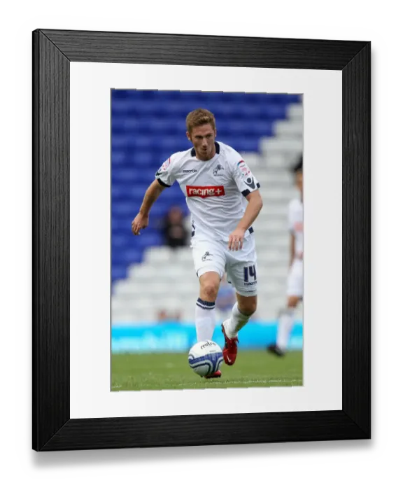 Framed Print : James Henry of Millwall in Action against Birmingham City in the Npower Championship at St. Andrew's (September 11, 2011)