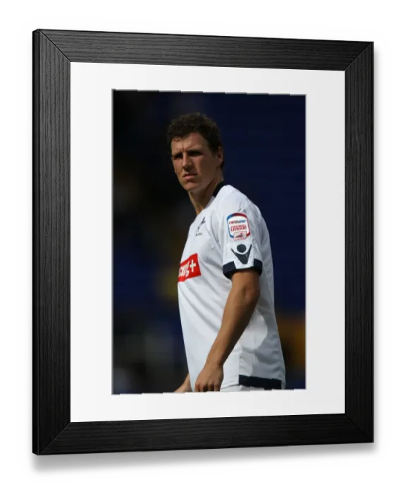 Framed Print : Millwall's Darius Henderson Scores Against Birmingham City in Championship Match at St. Andrew's (11-09-2011)