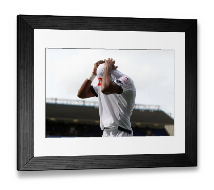 Framed Print : Millwall's Liam Trotter Disappointed After Missed Goal Opportunity Against Birmingham City (Npower Championship, September 11, 2011)