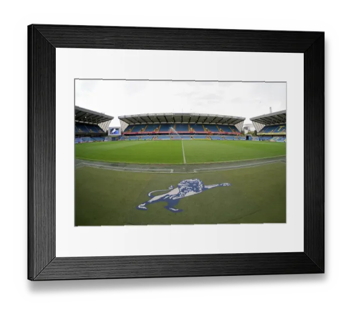 Framed Print : npower Football League Championship - Millwall v Peterborough United - The Den