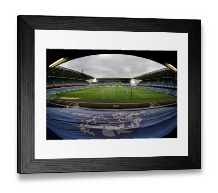 Framed Print : Millwall Football Club: A Peek into The Den during the Npower Championship Match against Peterborough United (17-08-2011) Framed Print : Millwall Football Club: A Peek into The Den during the Npower Championship Match against Peterborough United (17-08-2011)