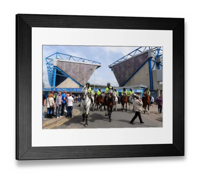 Framed Print : Millwall vs Nottingham Forest: The Den - Tense Atmosphere Before Kick-off (Npower Football League Championship, 13-08-2011) Framed Print : Millwall vs Nottingham Forest: The Den - Tense Atmosphere Before Kick-off (Npower Football League Championship, 13-08-2011)