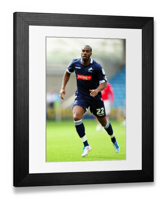 Framed Print : Millwall vs. Nottingham Forest: Dany N'Guessan Scores at The Den (Championship, 13-08-2011)