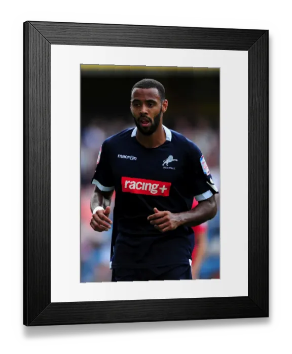 Framed Print : Millwall vs Nottingham Forest: Liam Trotter at The Den - Npower Championship 2011-12