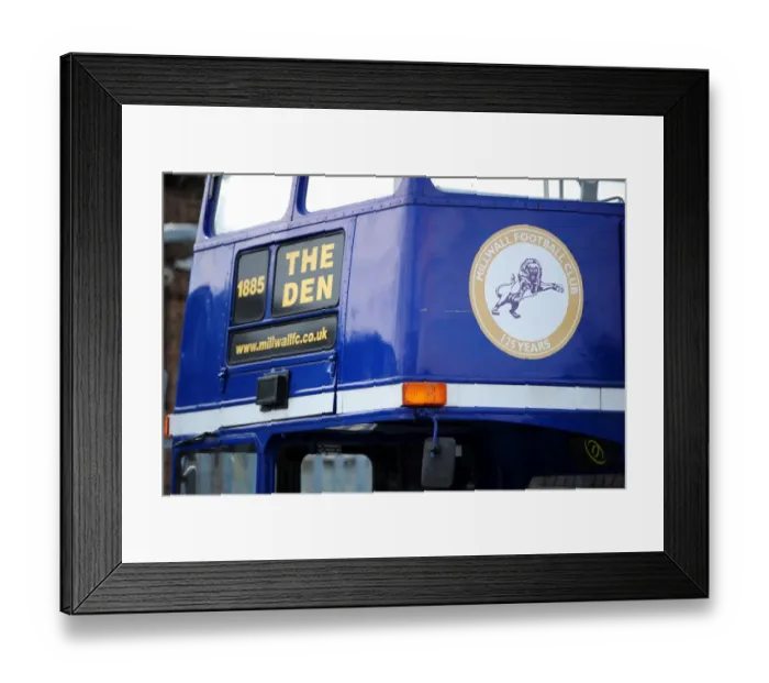 Framed Print : Millwall vs. Nottingham Forest: The Den - Bus Arrives for Npower Championship Clash (August 13, 2011) Framed Print : Millwall vs. Nottingham Forest: The Den - Bus Arrives for Npower Championship Clash (August 13, 2011)